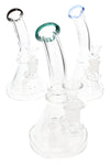 Clear Stemless Beaker Bong “Matrix Mini” – Matrix Stem – 7½″