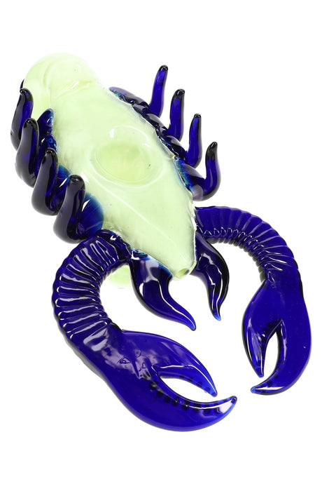Colorful Frit Glass Scorpion Hand Pipe “Stinger” – 9″ – Assorted Colors