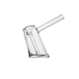 MJ Arsenal Fulcrum Bubbler in Borosilicate Glass, Classic Side View on Seamless White Background