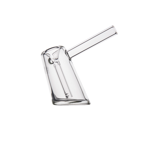 MJ Arsenal Fulcrum Bubbler in Borosilicate Glass, Classic Side View on Seamless White Background