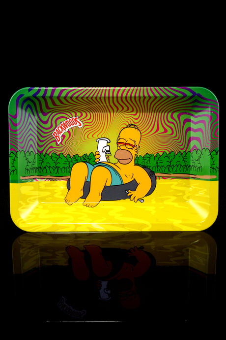 Small Art Metal Rolling Tray – 7″ × 5″ – Select Design