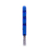 The Stash Shack 3D Glass Cooling Stem for DynaVap, Blue Variant, Front View