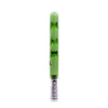 The Stash Shack 3D Glass Cooling Stem for DynaVap, Straight Design, Green Variant, Front View