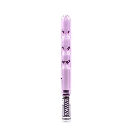 Pink 3D Glass Cooling Stem for DynaVap, Straight Design, Borosilicate - Front View