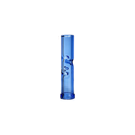 3D Glass Cooling Stem for XMAX V3 Pro in Blue, Compact Design, Front View