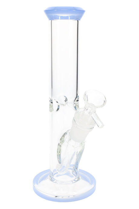 Straight Tube Glass Bong “Color Pop” – 9″ – Assorted Colors