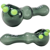 4" AFM Spikey Color Glass Hand Pipe