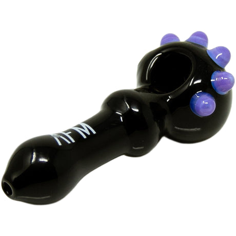 4" AFM Spikey Color Glass Hand Pipe