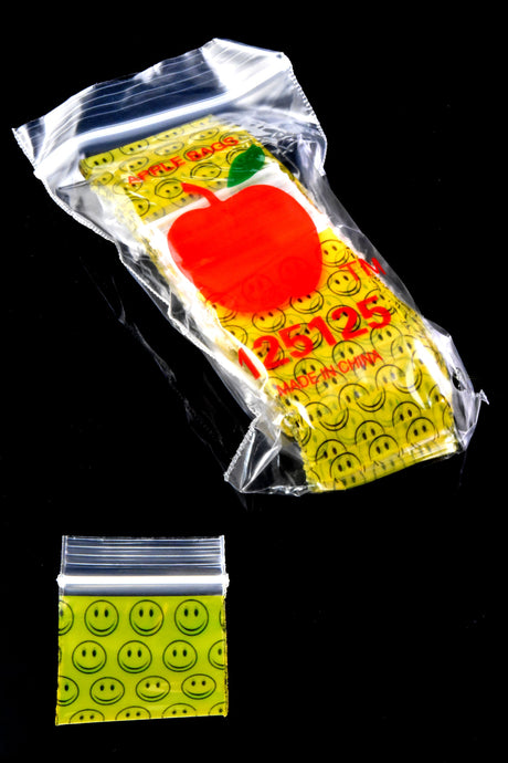 Design Mini Zip Baggies – 1 ¼″ × 1 ¼″ – 1000 Pack