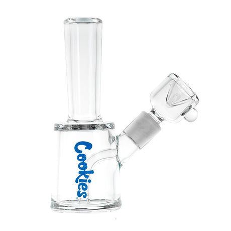 Cookies Bayside Series clear borosilicate glass bong with 14mm female joint and colored logo