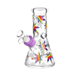 420 Celebration Glass Beaker Water Pipe | 8" | 14mm F