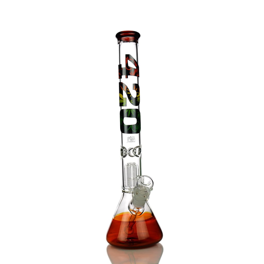 Glass Beaker Bong With 18mm Bowl Made In Usa