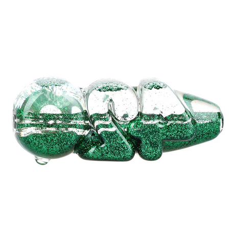 Glitter Glycerin 420 Glass Hand Pipe | 4.25" | Assorted Colors | 4ct Bundle