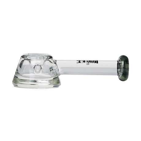 Tyson Dynamite Borosilicate Glass Hand Pipe by Tyson - Clear with Side View