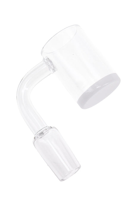 Quartz 14.5 mm Male 90° Banger – Colored Bottom – Assorted Colors