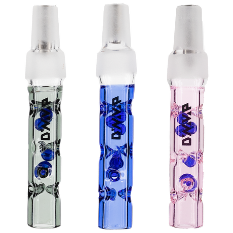 DynaVap BB6 Midsections in Green, Blue, and Pink - Front View on White Background