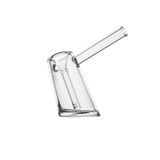 MJ Arsenal Fulcrum Bubbler made of Borosilicate, angled side view on white background