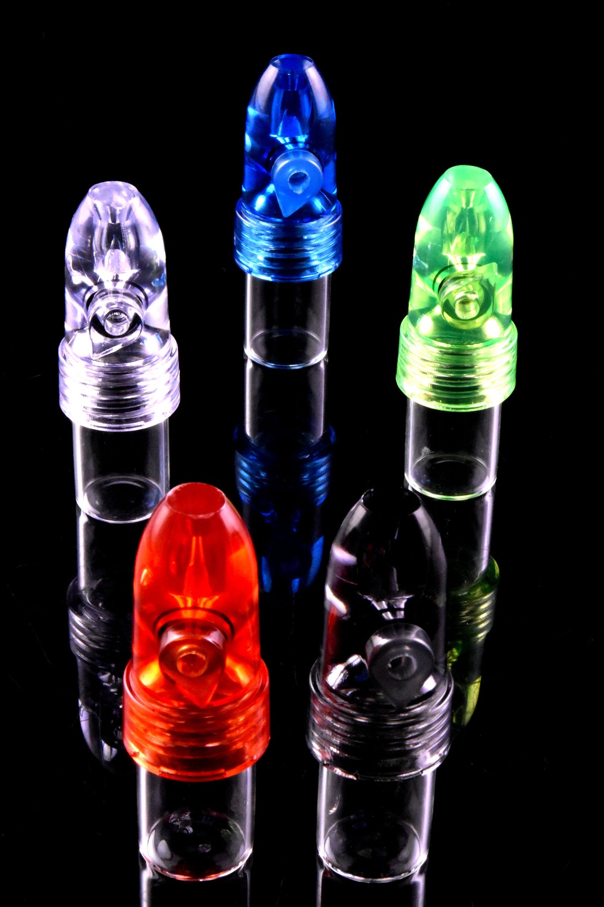 Snuff Bullet Vial 51-82 mm - Assorted Colors