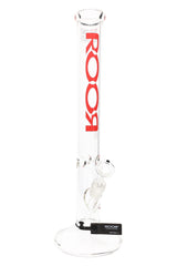 ROOR 18" Straight Shooter – 5mm Glass-on-Glass Tube with Ice Pinch