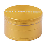Cali Crusher O.G. 2.5" Gold 4-Piece Grinder, Front View on Seamless White Background