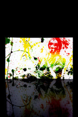 Large Art Glass Rolling Tray – 10" x 6"