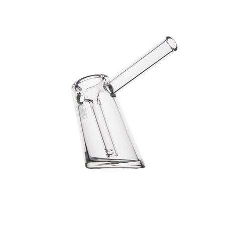MJ Arsenal Fulcrum Bubbler with Borosilicate Glass, Side View on White Background