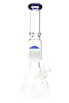 Glass Beaker Bong “Jelly Dome” – Tree Perc – 15″