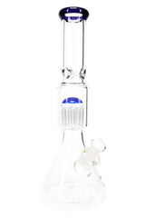 Glass Beaker Bong “Jelly Dome” – Tree Perc – 15″