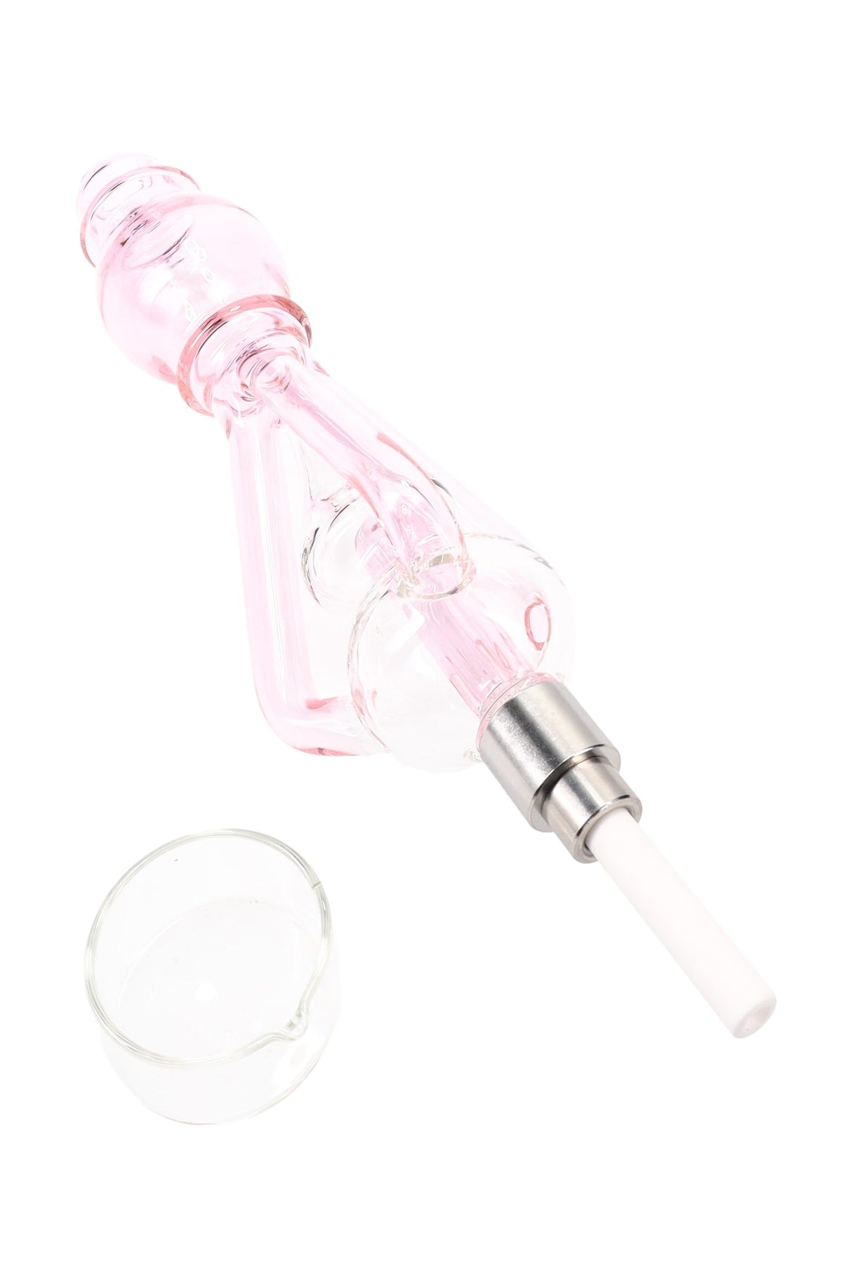 Glass Recycler Dab Straw Kit “Cyclone Vortex” – 9″