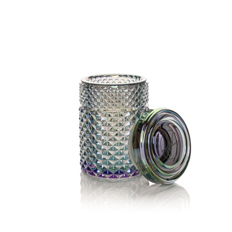 Jane West Twenties Collection Mermaid borosilicate glass jar with silicone-sealed lid
