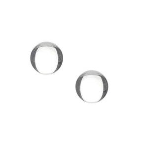 REBEL INITIATE GLASSWORKS 5mm Clear Quartz Terp Beads, Front View on White Background