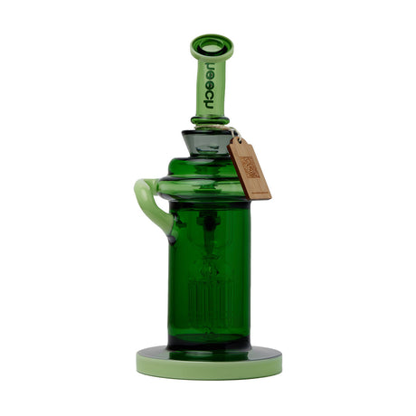 Cheech Glass 10.5" The Regenerator Water Pipe in Green, Borosilicate Glass, 14mm Female Joint