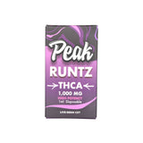 Peak High Potency Runtz THCA 1mL Disposable Vape Packaging Front View