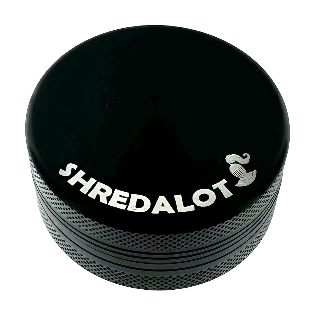 Sir Shredalot 2-Part Grinder - Top View on Seamless White Background