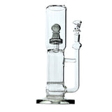 The Strategist 18" Rock Glass Triple Perc Bong