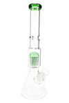 Glass Beaker Bong “Jelly Dome” – Tree Perc – 15″