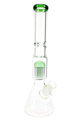 Glass Beaker Bong “Jelly Dome” – Tree Perc – 15″