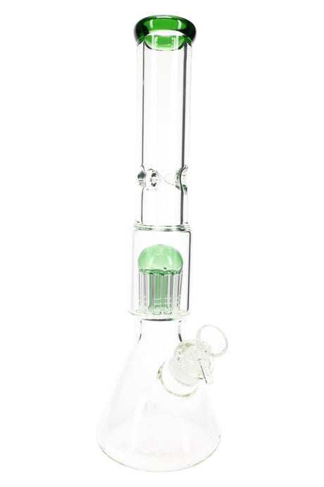 Glass Beaker Bong “Jelly Dome” – Tree Perc – 15″