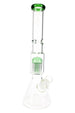 Glass Beaker Bong “Jelly Dome” – Tree Perc – 15″