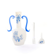 Porcelain Designed Glass Bong