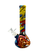 Graffiti Silicone Bong