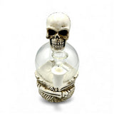 Skull Globe Head Glass Bong