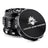 Kozo 2 inch aircraft-grade aluminum grinder in black, angled view with the lid tilted open and logo visible