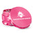 Kozo 3 inch aircraft-grade aluminum grinder in pink, angled view with the lid tilted open and logo visible