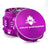 Kozo 2 inch aircraft-grade aluminum grinder in purple, angled view with the lid tilted open and logo visible