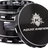 Kozo 2.5 inch window grinder in black, angled view with the lid tilted open and side window visible