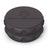 Kozo 2.5 inch two-piece hemp grinder in black, closed view of the matte textured body with the Kozo logo on the lid
