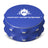 Kozo 2.5 inch two-piece non-stick aluminum grinder in blue, closed front view with the Kozo logo on the lid