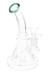 Clear Stemless Beaker Bong “Matrix Mini” – Matrix Stem – 7½″