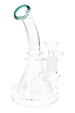 Clear Stemless Beaker Bong “Matrix Mini” – Matrix Stem – 7½″
